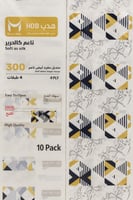 مناديل وجه هدب جولد 4 طبقات 300 منديل (80 حبه في ا...