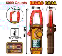 جهاز قياس التيار AC/DC الرقمي – 600 أمبير / 600 فو...