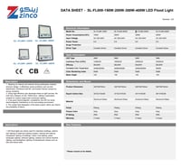 كشاف إضاءة خارجي متحرك اضاءة أبيض - 300 واط - أسود...