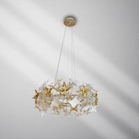 ثريا علاقي كريستال ZINSA – تصميم فاخر باللون الذهب...