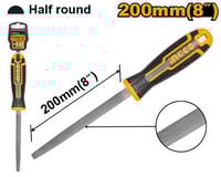 مبرد حديد نصف مبروم 8 بوصة 200 ملم