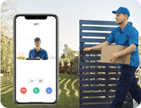 جرس باب ذكي EZVIZ HP7 بشاشة 7 بوصة