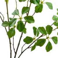 عود شجرة الجنكة 114 سم الاصطناعية البلاستيكية نبات...