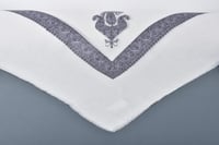 شال شتوي رصاصي غامق