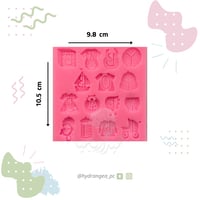 قالب حروف مواليد