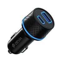 شاحن سيارة 42 واط من ديفيل مخرجين PD+ USB