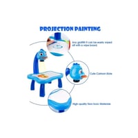 طاولة رسم للأطفال بجهاز عرض ضوئي وموسيقى لتتبع الر...