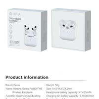 سماعه ايربوز 3 بلوتوث الاصدار الجديد ثري برو ابيض...