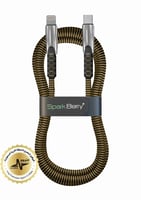 كيبل ايفون PD قماش سبارك بيري بطول 1.20 سم وقوة 3...