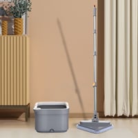 ممسحة ارضيات ذكية مع دلو يعمل بالتجفيف والعصر الات...