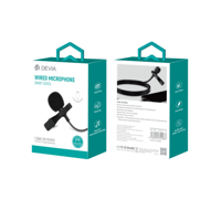 مايك ميكرفون مشبك لياقه ل استقبال الصوت طول 1.5متر...