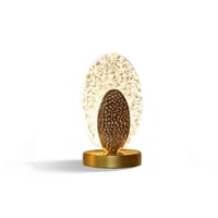 أباجورة كريستالية فاخرة بتصميم متتالي فريد