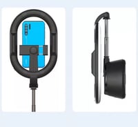 اضاءة لاسلكية بدوران 360 درجة مع حامل جوال للتصوير...