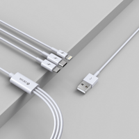 كابل 3 في 1 سلسلة سمارت بطول 1.2 متر من ديفيا - اب...