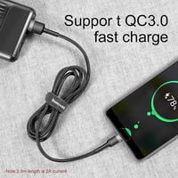 كيبل شاحن تايب سي USB مترين من بيسوس