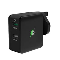 شاحن جداري سبارك بيري بمنفذين 30 وات (أسود و أبيض)