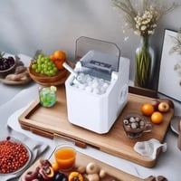 مكينة صانعة الثلج الذكية بقوة 110 واط وسعة 1.3 لتر...