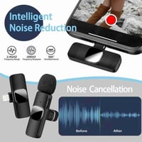 ميكروفون لاسلكي K8 لاجهزة الايفون لتسجيل الفيديوها...