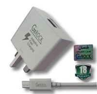 شاحن جداري يو اس بي مع كيبل ميكرو 1 متر من GZROCK