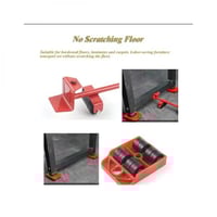 مجموعة ادوات نقل ورفع الاثاث الثقيل باسطوانة واربع...