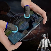 مجموعة واقيات اصابع مضادة للتعرق، قفازات ابهام مصن...