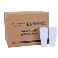 كرتون كاسات بلاستيك 7انز 1000 كوب