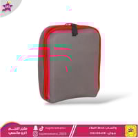 كرسي رحلات و تخييم ارضي قابل للطي احمر