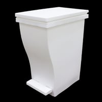 سلة مهملات عصرية مع دواسه 15لتر