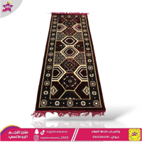 مدة سجاد وطني أحمر نقشة عشوائي 70سم200xسم