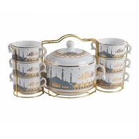 طقم شوربة راقي سيراميك 7 قطع