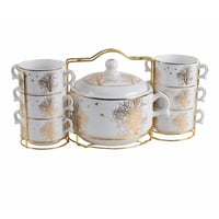 طقم شوربة راقي سيراميك 7 قطع