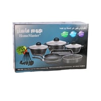 طقم قدور جرانيت 16 قطعة هوم ماستر