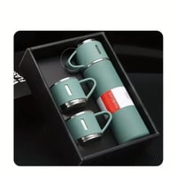 مطارة مع اكواب للمشروبات الحارة والباردة استيل