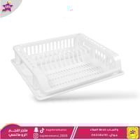 شبك صحون 1دور مع صحن ابيض