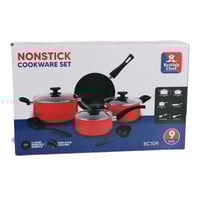 طقم قدور طهي غير لاصقة 9قطع