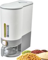 حافظة تخزين الارز والحبوب مع كوب 10كيلو