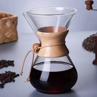 صانعة قهوة مقطرة كيمكس 800 مل خشبي