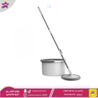 سطل وممسحة ارضيات ذكية + عزل الماء