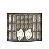 طقم فناجيل قهوة وبيالات شاي مع الصحون 36 قطعة