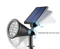 كشاف غرس طاقة شمسية 18 وات اصفر