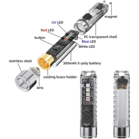 كشاف ميدالية بورويت مستطيل شفاف 400 لومن T011