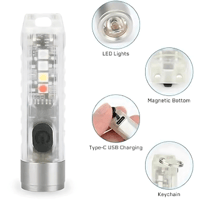 كشاف ميدالية بورويت مستطيل شفاف 400 لومن T011