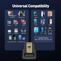 شاحن جداري JODA DICE بقوة 30 واط منفذ تايب سي - اس...