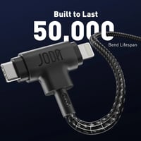 سلك JODA قماشي تايب سي الى تايب سي ولايتنينق بطول...