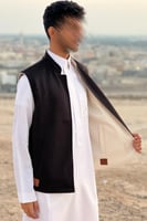 سديري دبل فيس اسود وبيج