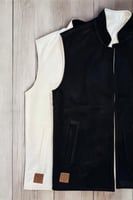 سديري دبل فيس اسود وبيج