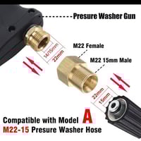 وصلة تحويل من الهوز الى المسدس 15 الى m22