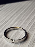 خاتم شوميه رجالي فضة مقاس 13 us