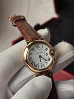 ساعة ساعة Ballon Bleu من كارتيه مقاس 28