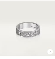 خاتم كارتييه وسط فل دايموند